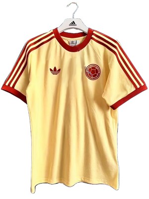 Colombia maglia da calcio gialla uniforme da calcio maglia speciale da uomo per abbigliamento sportivo da calcio 2024-2025